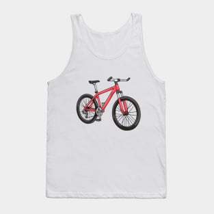 Men's bike red Tank Top